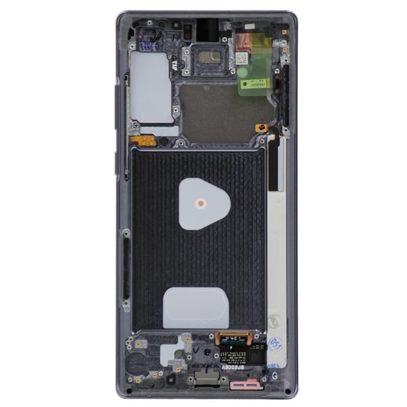 Service Pack - OLED Screen and Digitizer Assembly w/ Frame for Samsung Note 20 (N980) (Mystic Gray)