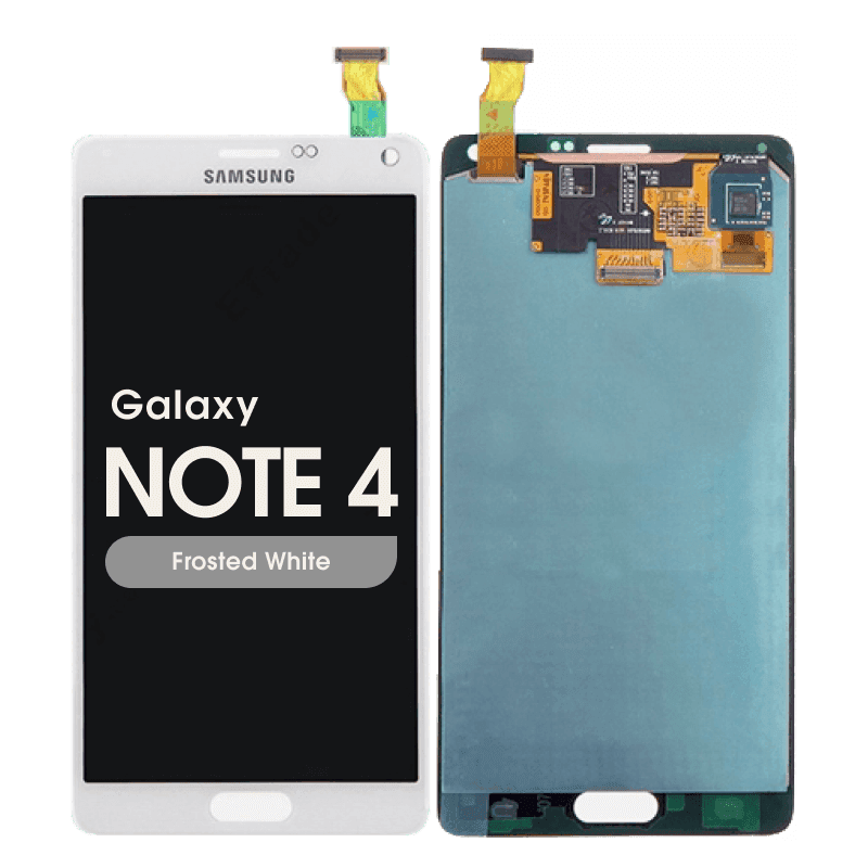 Refurbished - OLED Screen and Digitizer Assembly for Samsung Galaxy Note 4 (N910) (No Frame) (Frosted White)