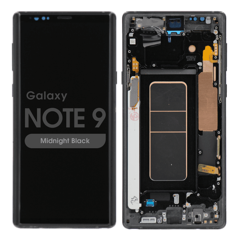 Refurbished - OLED Screen and Digitizer Assembly w/ Frame for Samsung Galaxy Note 9 (N960) (Midnight Black)