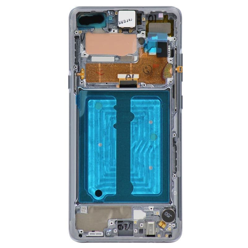 Service Pack - OLED Screen and Digitizer Assembly w/ Frame for Samsung Galaxy S10 5G (G977) (Crown Silver)
