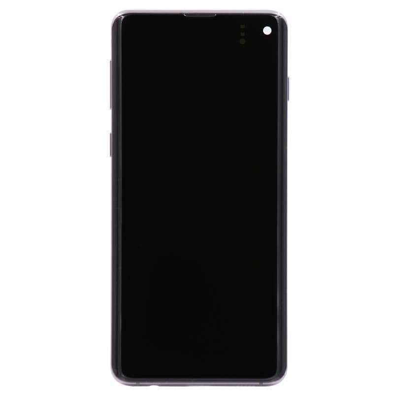 Refurbished - OLED Screen and Digitizer Assembly w/ Frame for Samsung Galaxy S10 (G973) (Prism Black)