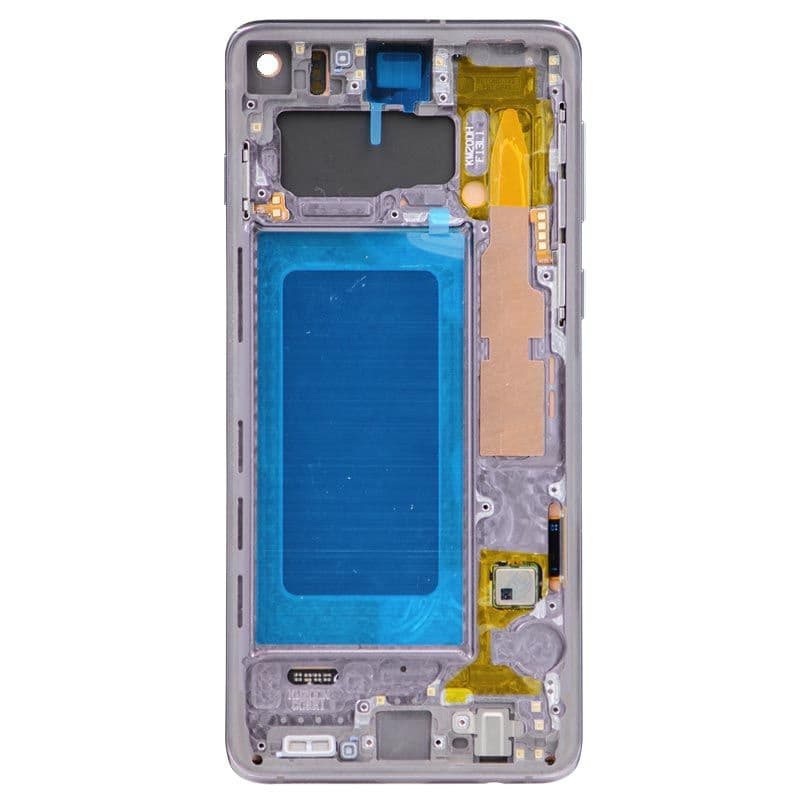 Refurbished - OLED Screen and Digitizer Assembly w/ Frame for Samsung Galaxy S10 (G973) (Prism Black)