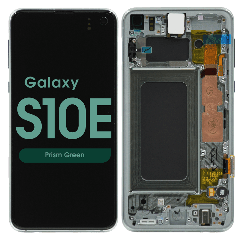 Service Pack - OLED Screen and Digitizer Assembly w/ Frame for Samsung Galaxy S10e (G970) (Prism Green)