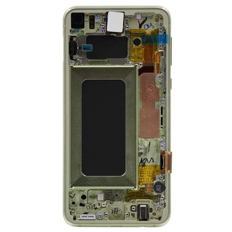 Service Pack - OLED Screen and Digitizer Assembly w/ Frame for Samsung Galaxy S10e (G970) (Canary Yellow)
