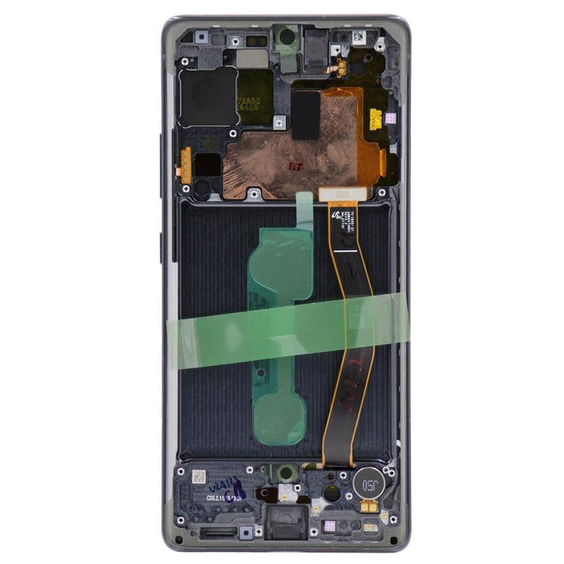 Service Pack - OLED Screen and Digitizer Assembly w/ Frame for Samsung Galaxy S10 Lite (G770) (Prism Black)