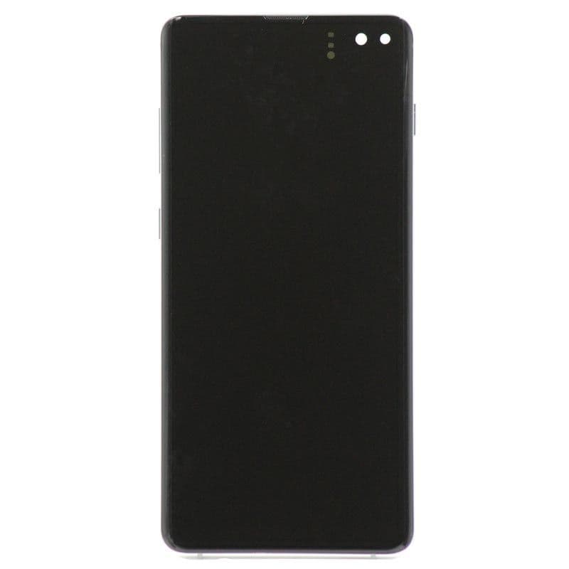 Refurbished - OLED Screen and Digitizer Assembly w/ Frame for Samsung Galaxy S10 Plus (G975) (Ceramic White)