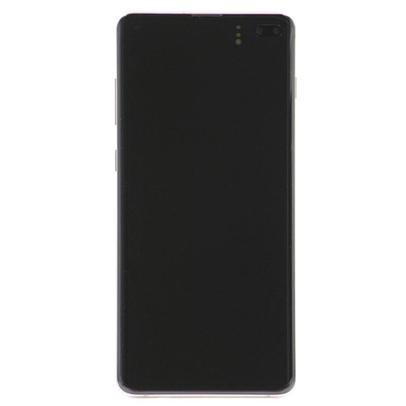 Service Pack - OLED Screen and Digitizer Assembly w/ Frame for Samsung Galaxy S10 Plus (G975) (Ceramic White)