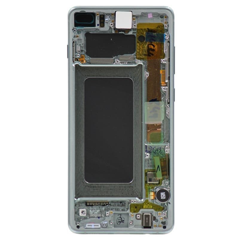 Service Pack - OLED Screen and Digitizer Assembly w/ Frame for Samsung Galaxy S10 Plus (G975) (Prism Green)