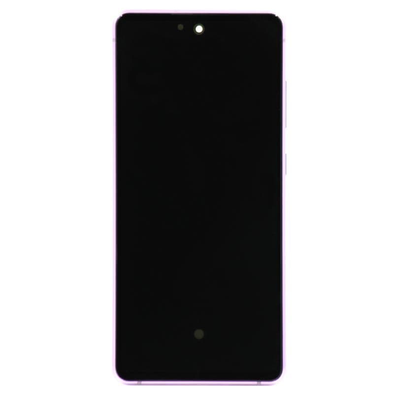 Refurbished - OLED Screen and Digitizer Assembly w/ Frame for Samsung Galaxy S20 FE 5G (G780 / G781) (Cloud Lavender)