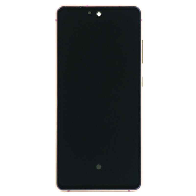 Refurbished - OLED Screen and Digitizer Assembly w/ Frame for Samsung Galaxy S20 FE 5G (G780 / G781) (Cloud Orange)