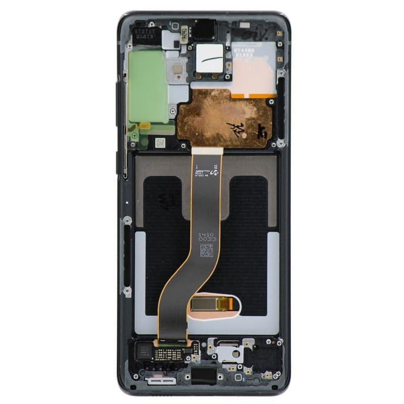 Refurbished - OLED Screen and Digitizer Assembly w/ Frame for Samsung Galaxy S20 Plus (G985) (Cosmic Black)