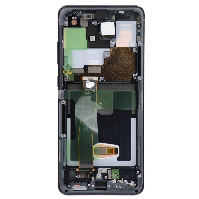 Refurbished - OLED Screen and Digitizer Assembly w/ Frame for Samsung Galaxy S20 Ultra (All Carriers except Verizon 5G UW) (G988) (Cosmic Black)
