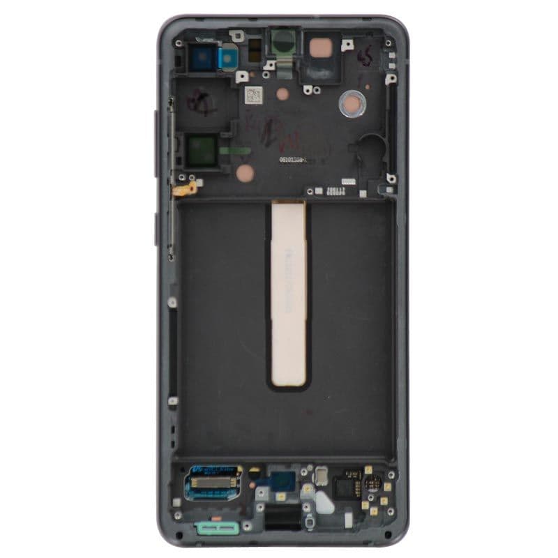 Service Pack - OLED Screen and Digitizer Assembly w/ Frame for Samsung Galaxy S21 FE 5G (G990) (Gray)