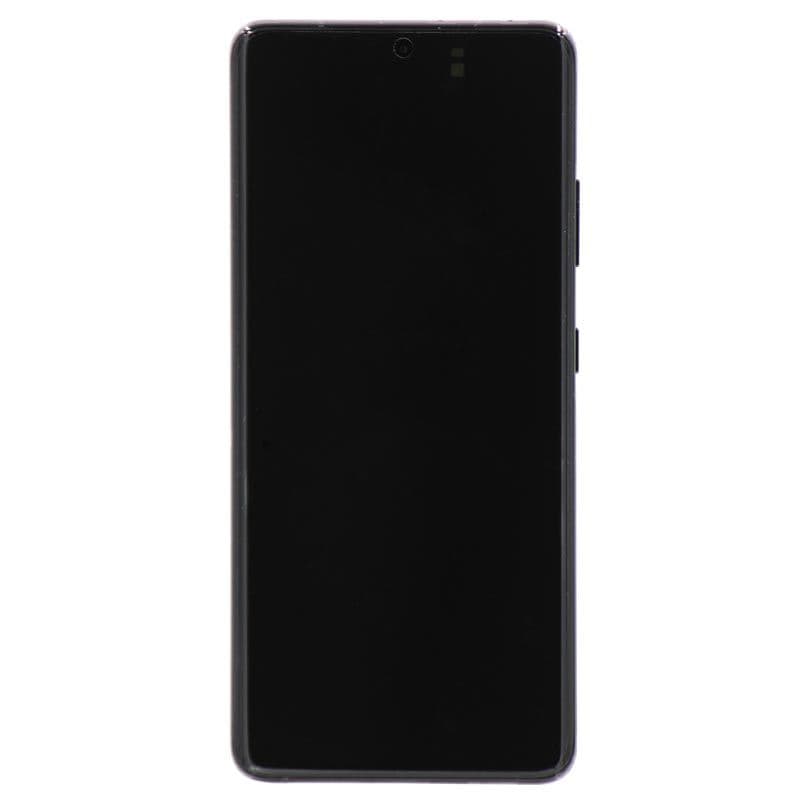OEM Pull - OLED Screen and Digitizer Assembly w/ Frame for Samsung Galaxy S21 Ultra 5G (G998) (Must Transfer Antenna for Verizon) (Grade C) (Phantom Black)