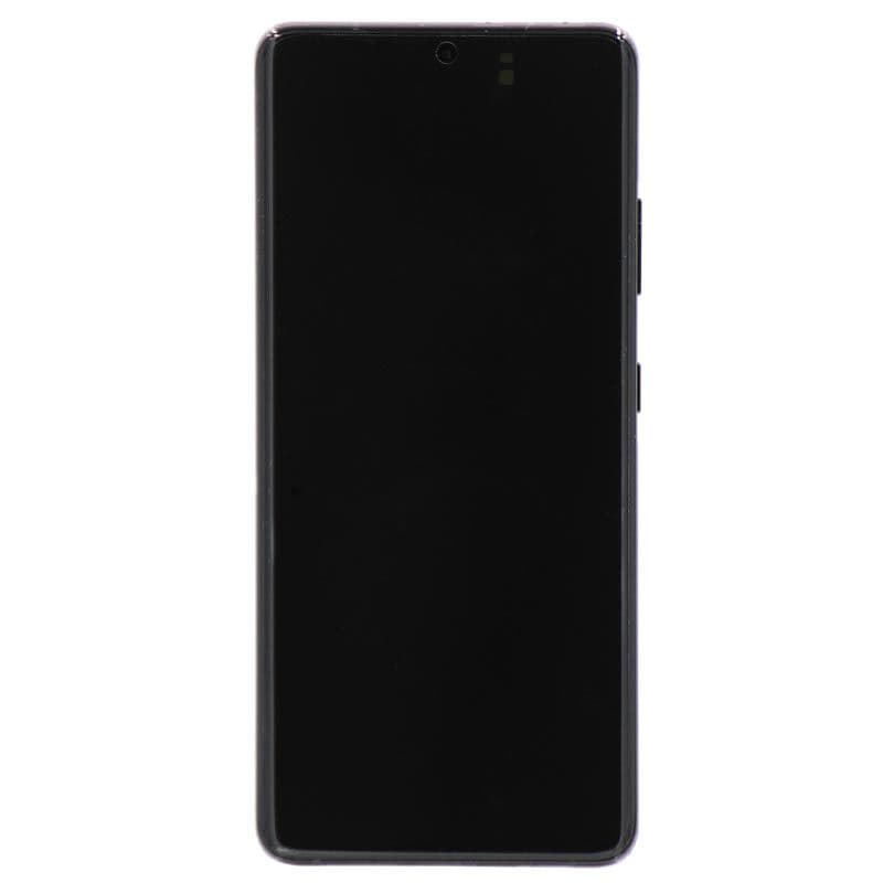 Service Pack - OLED Screen and Digitizer Assembly w/ Frame for Samsung Galaxy S21 Ultra 5G (All Carriers except Verizon 5G UW) (G988) (Phantom Black)
