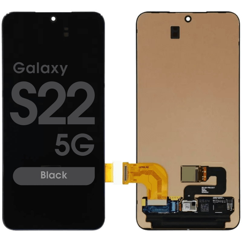 Refurbished - OLED Screen and Digitizer Assembly for Samsung Galaxy S22 5G (S901)(No Frame) (Black)