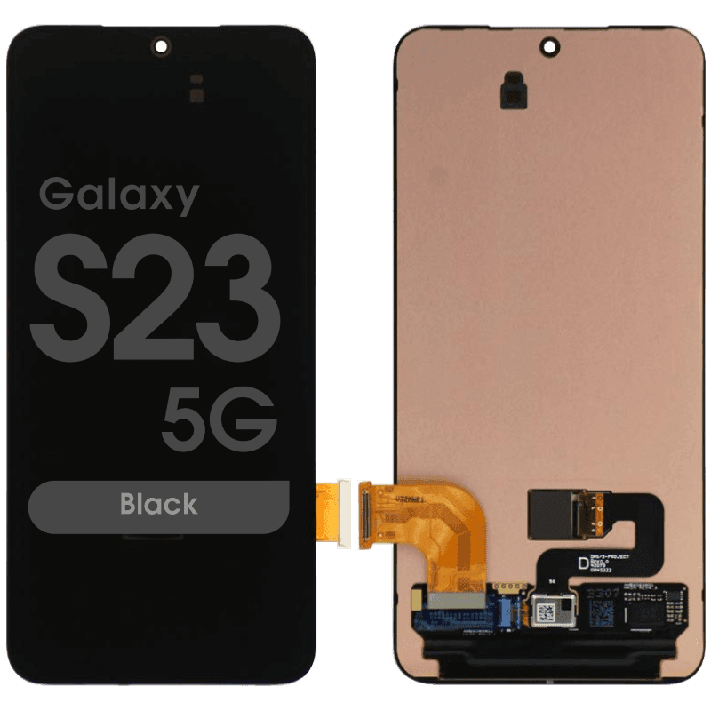 Service Pack - OLED Screen and Digitizer Assembly for Samsung Galaxy S23 5G (S911) (No Frame) (Black)