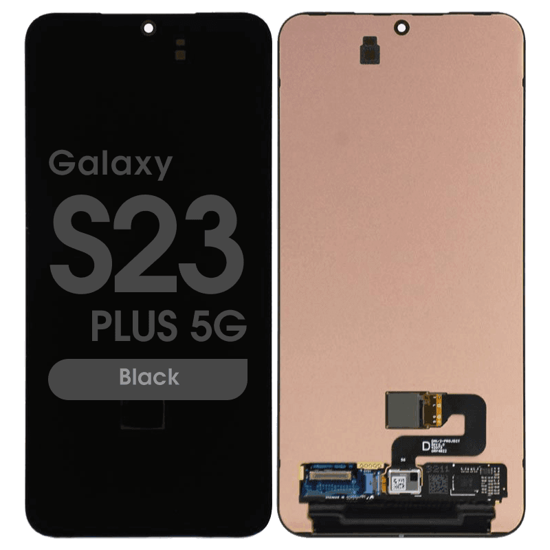Refurbished - OLED Screen and Digitizer Assembly for Samsung Galaxy S23 Plus 5G (S916) (No Frame) (Black)