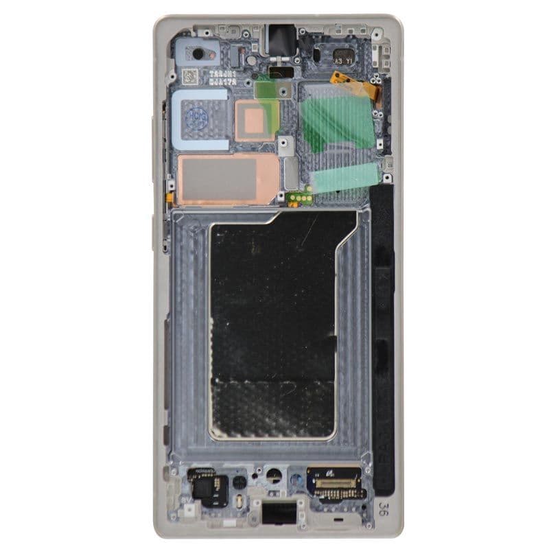 Service Pack - OLED Screen and Digitizer Assembly w/ Frame for Samsung Galaxy S25 Ultra 5G (S938) (Titanium Gray)