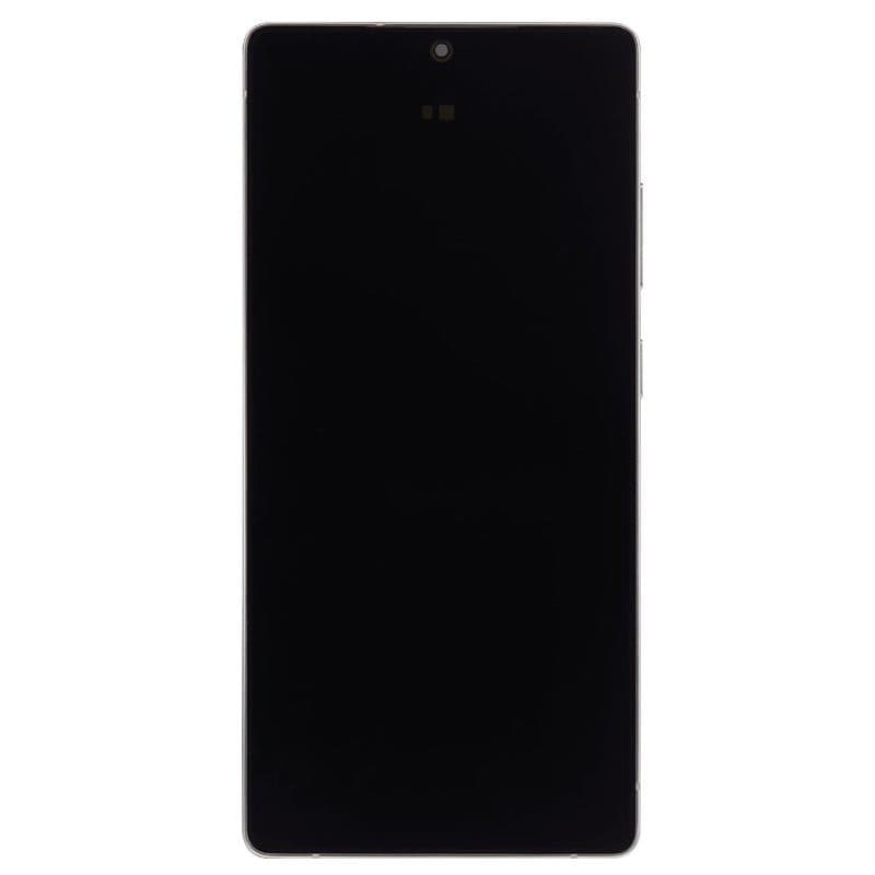 Service Pack - OLED Screen and Digitizer Assembly w/ Frame for Samsung Galaxy S25 Ultra 5G (S938) (Titanium White Silver)