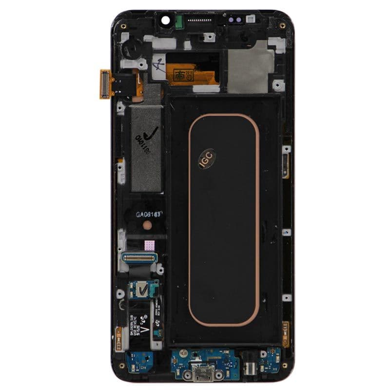 Refurbished - OLED Screen and Digitizer Assembly w/ Frame for Samsung Galaxy S6 Edge Plus (G928) (Silver Titan)