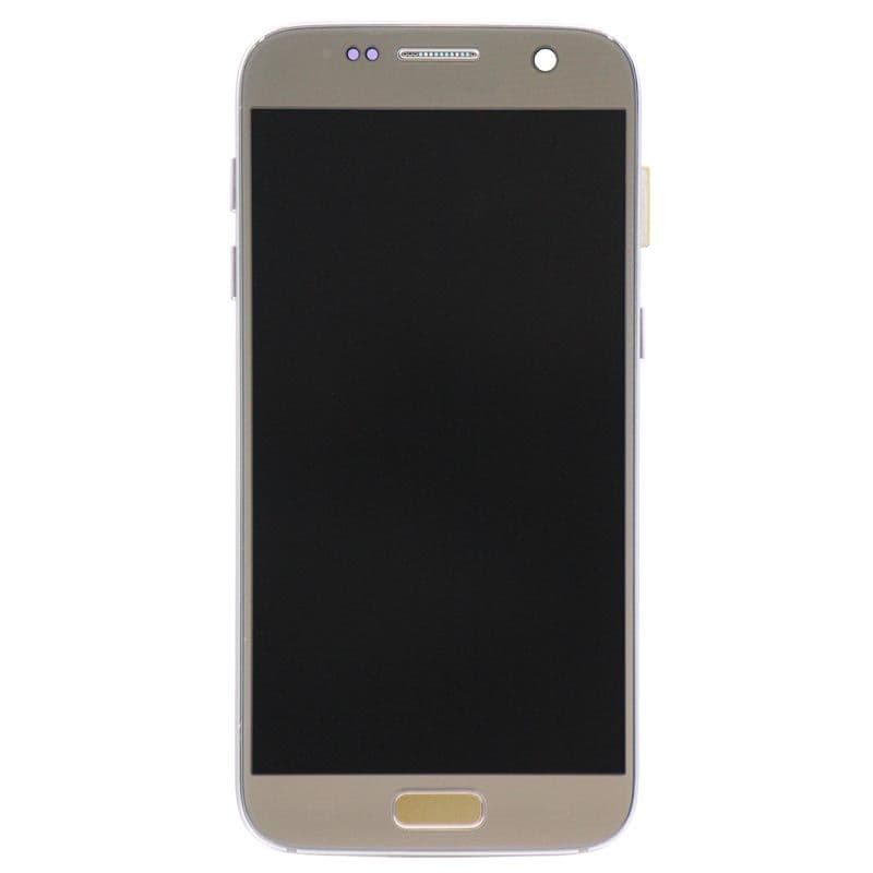 Refurbished - OLED Screen and Digitizer Assembly w/ Frame for Samsung Galaxy S7 (US Models Only) (G930) (Gold)