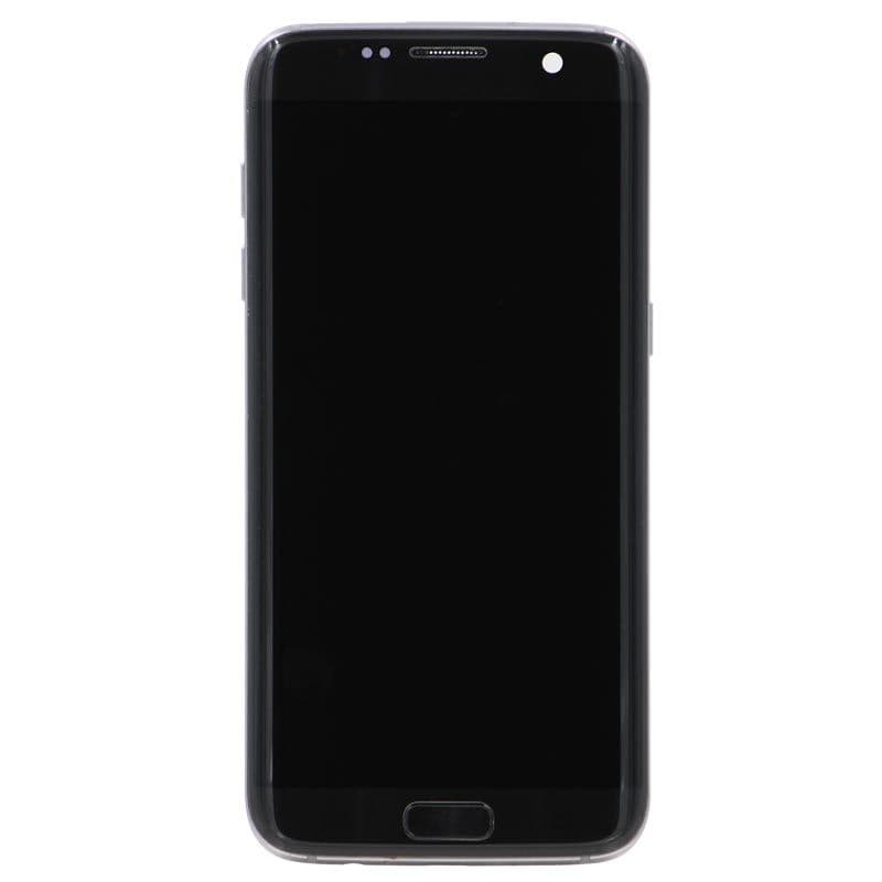 Refurbished - OLED Screen and Digitizer Assembly w/ Frame for Samsung Galaxy S7 Edge (G935F) (Black)