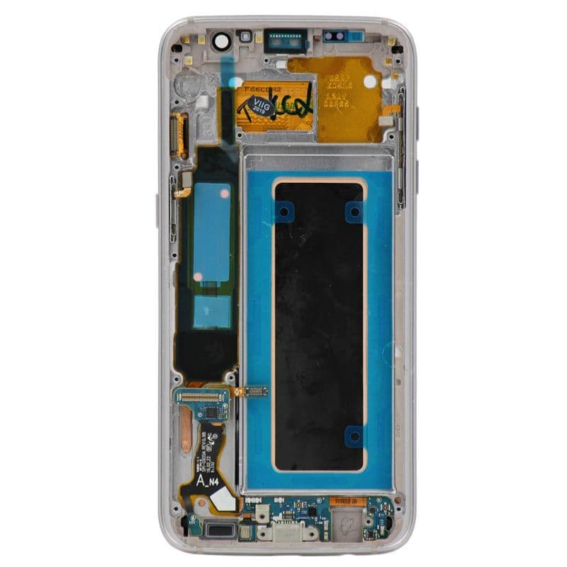 Refurbished - OLED Screen and Digitizer Assembly w/ Frame for Samsung Galaxy S7 Edge (G935F) (Gold)