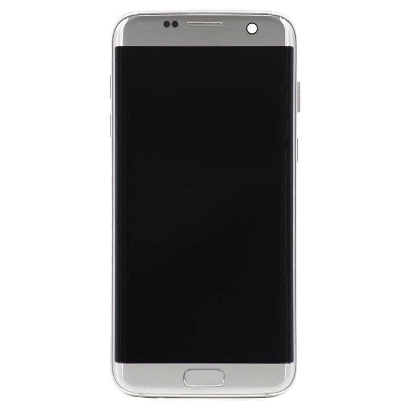 Refurbished - OLED Screen and Digitizer Assembly w/ Frame for Samsung Galaxy S7 Edge (G935F) (Silver)