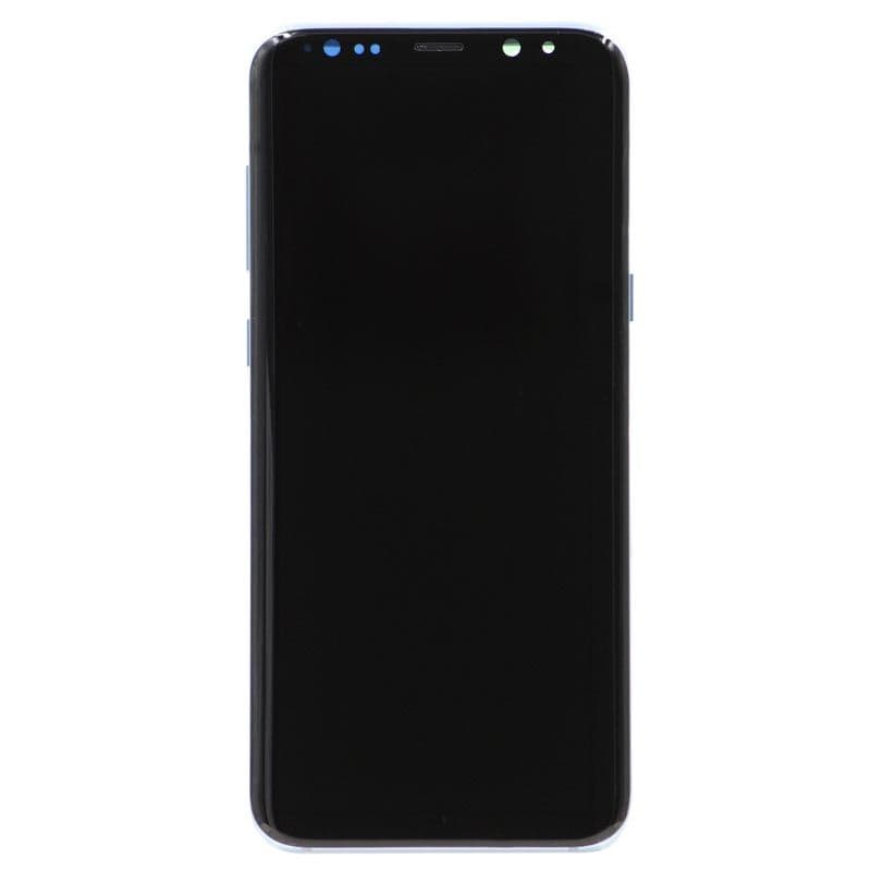 Refurbished - OLED Screen and Digitizer Assembly w/ Frame for Samsung Galaxy S8 Plus (G955) (Coral Blue)