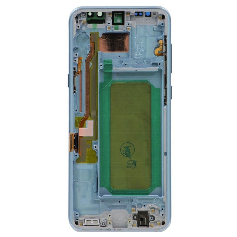 Refurbished - OLED Screen and Digitizer Assembly w/ Frame for Samsung Galaxy S8 Plus (G955) (Coral Blue)