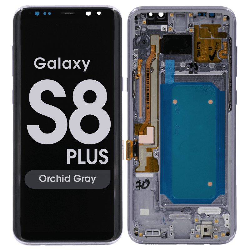 Refurbished - OLED Screen and Digitizer Assembly w/ Frame for Samsung Galaxy S8 Plus (G955) (Orchid Gray)