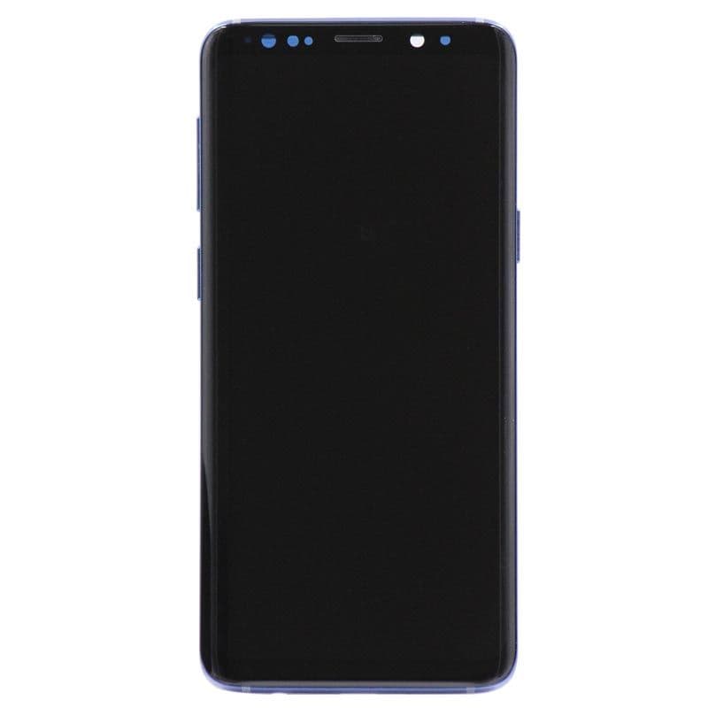 Refurbished - OLED Screen and Digitizer Assembly w/ Frame for Samsung Galaxy S9 (G960) (Coral Blue)
