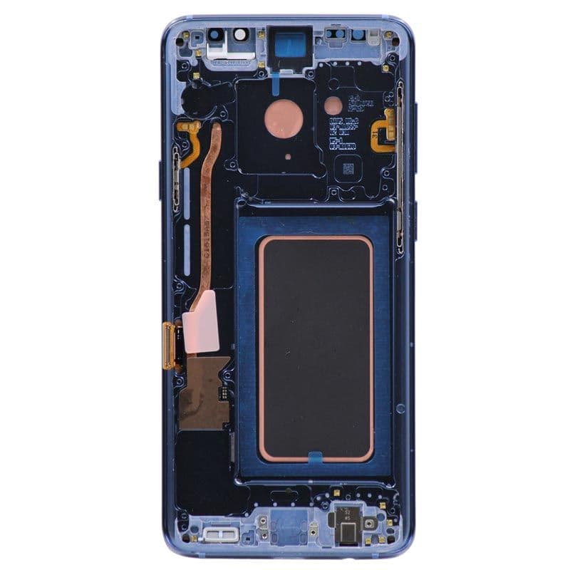 Refurbished - OLED Screen and Digitizer Assembly w/ Frame for Samsung Galaxy S9 Plus (G965) (Coral Blue)
