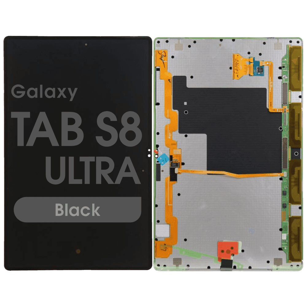 Refurbished - OLED Screen and Digitizer Assembly for Samsung Galaxy Tab S8 Ultra (X900 / X906 - 2022) (No Frame) (Black)