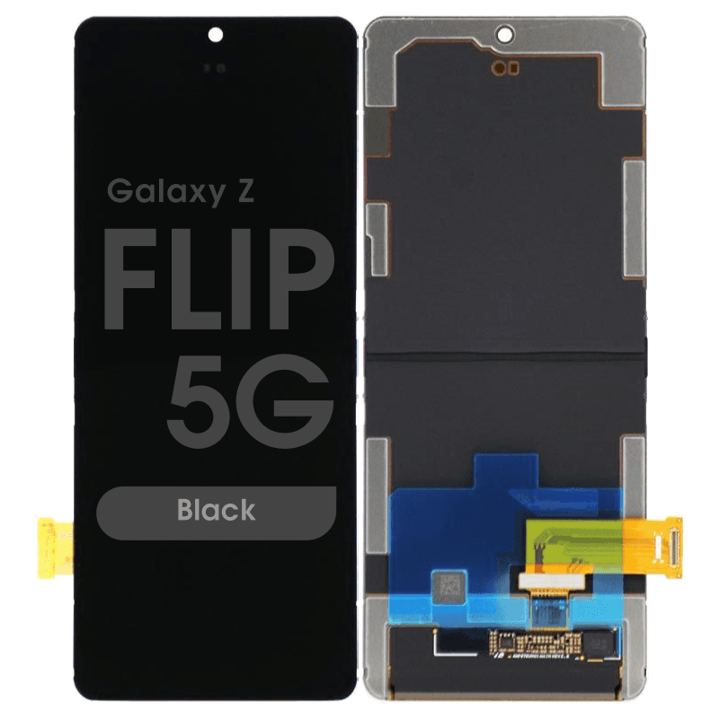 Service Pack - OLED Screen and Digitizer Assembly for Samsung Galaxy Z Flip 5G (F707) (Main Screen) (No Frame)
