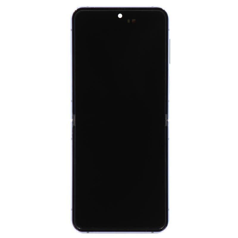 OEM Pull - OLED Screen and Digitizer Assembly w/ Frame for Samsung Galaxy Z Flip 4 (F721) (Grade C) (Blue)