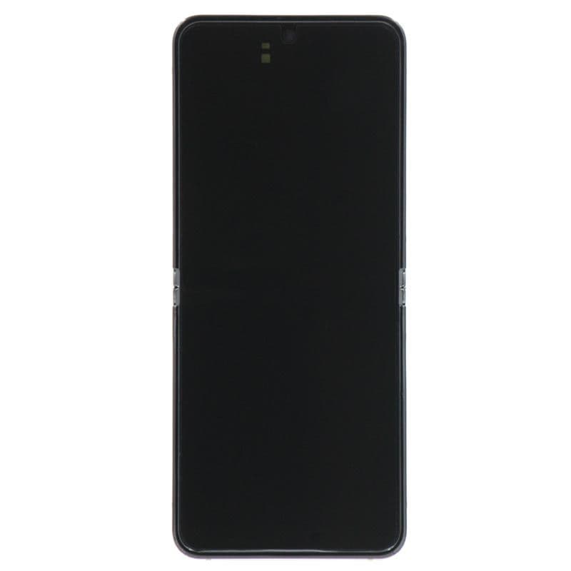 Service Pack - OLED Screen and Digitizer Assembly w/ Frame for Samsung Galaxy Z Flip 5G (1st Gen) (F731) (Cream)