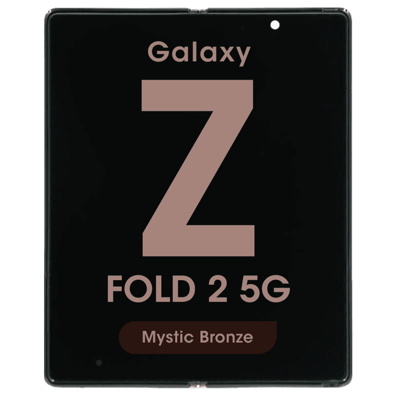 Service Pack - OLED Screen and Digitizer Assembly w/ Frame for Samsung Galaxy Z Fold 2 5G (F916) (US / International Version) (Main Screen) (Mystic Bronze)