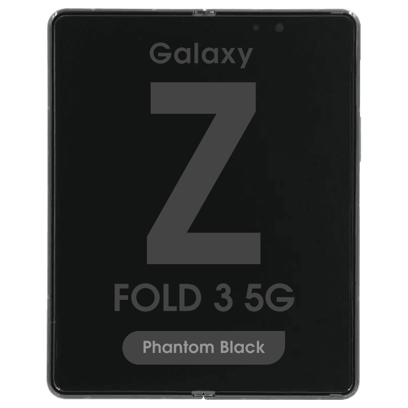 OEM Pull - OLED Screen and Digitizer Assembly w/ Frame for Samsung Galaxy Z Fold 3 5G (F926) (Grade B) (Phantom Black)
