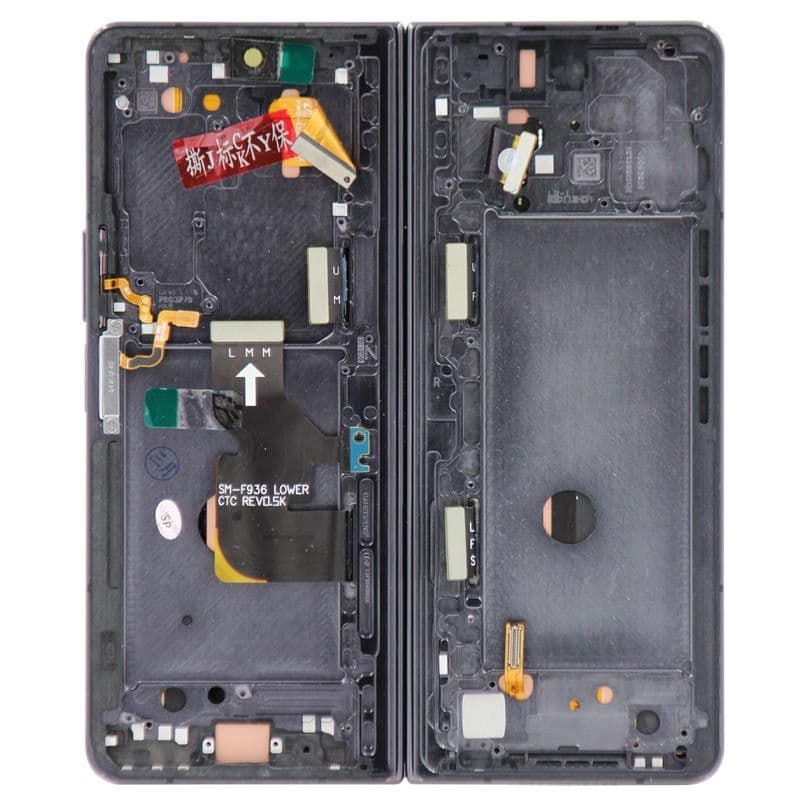 OEM Pull - OLED Screen and Digitizer Assembly w/ Frame for Samsung Galaxy Z Fold 4 (F936) (US / International Version) (Main Screen) (Grade B Plus) (Phantom Black)