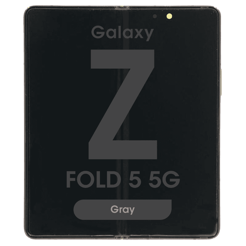 OEM Pull - OLED Screen and Digitizer Assembly w/ Frame for Samsung Galaxy Z Fold 5 5G (F946) (Grade C) (Gray)