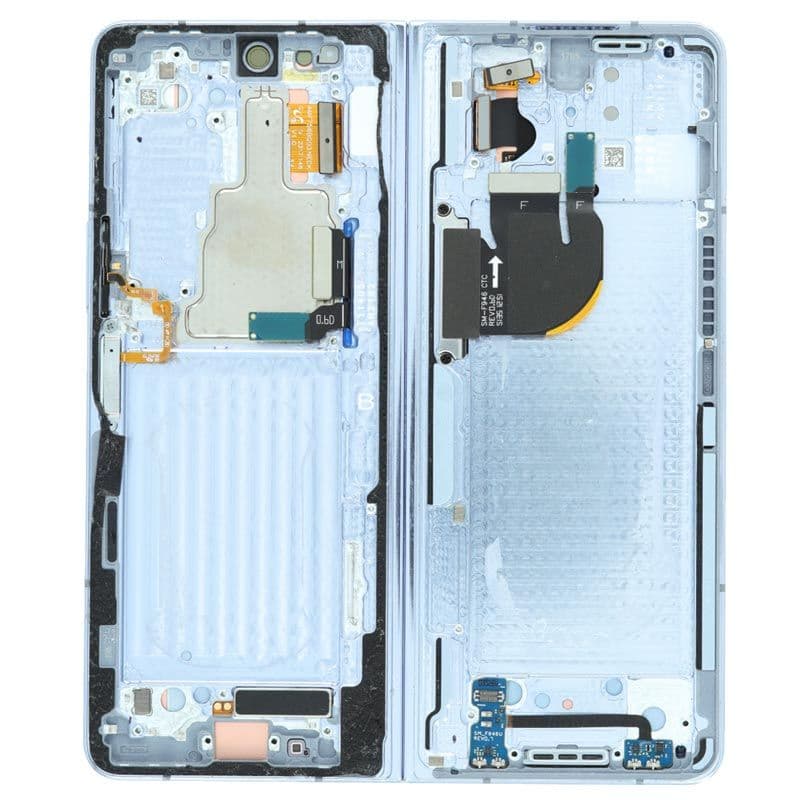 OEM Pull - OLED Screen and Digitizer Assembly w/ Frame for Samsung Galaxy Z Fold 5 5G (F946) (Grade B Plus) (Phantom Blue)