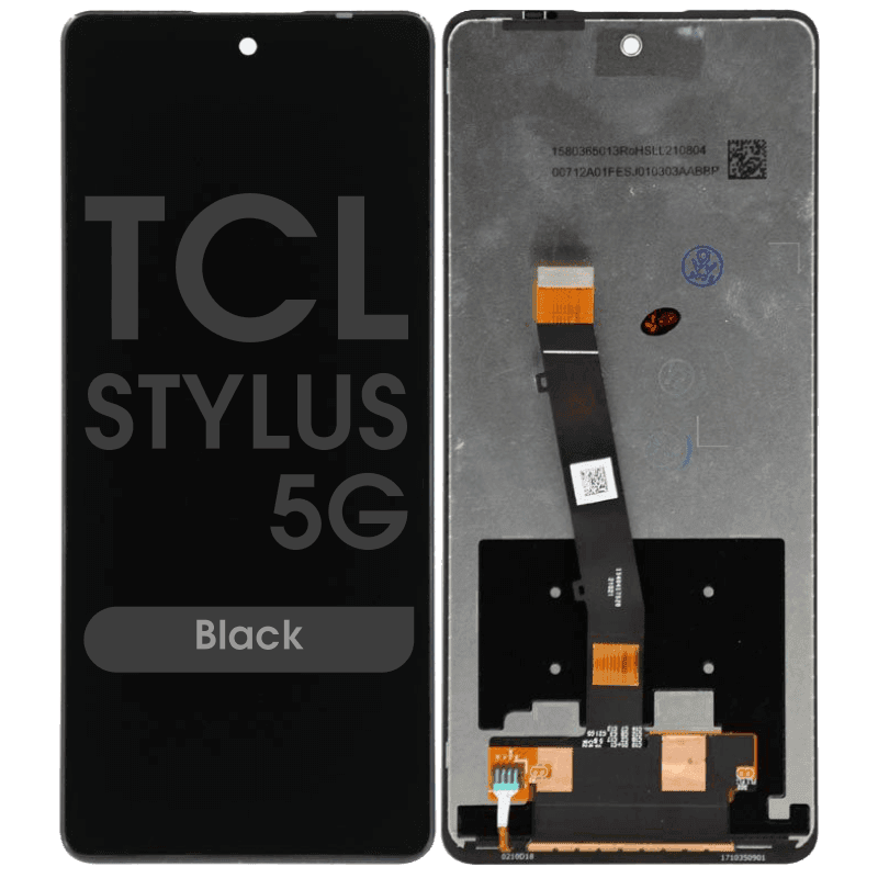 Refurbished - LCD and Digitizer Assembly for TCL Stylus 5G (T779W) (No Frame) (Black)