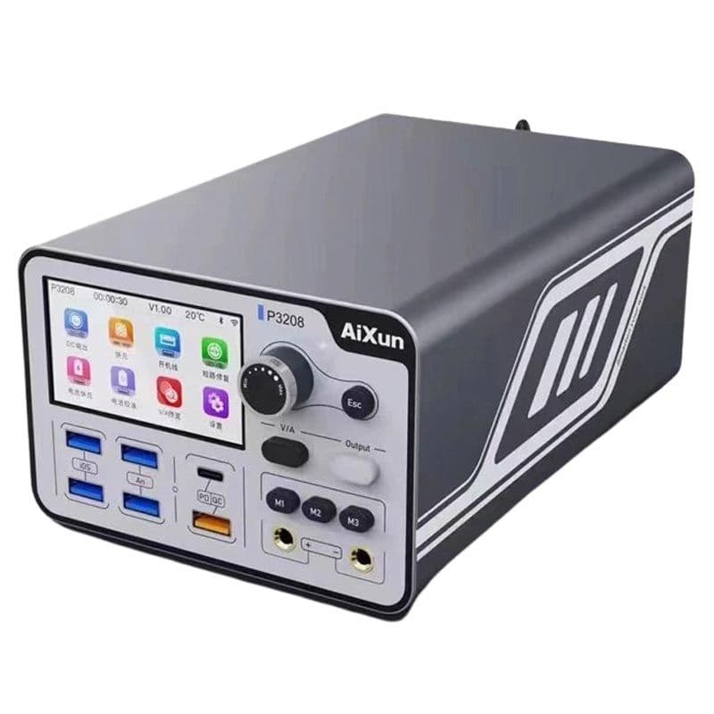 Axiun - P3208 320W / 32V / 8A Smart Regulated Power Supply Current / Voltage Adjustable Output DC Power w/ One Key Boot Power Cable w/ Bluetooth / WiFi Antenna