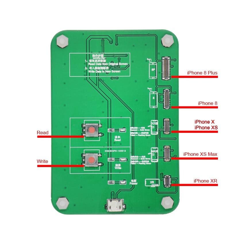 Incell LCD Screen Ambient Light Sensor Calibrator (HO3 EEPROM Programmer) for iPhone 8 / 8 Plus / XR / X / XS / XS Max