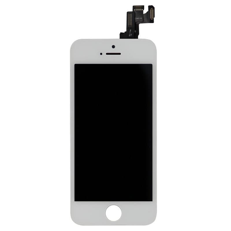 Complete Assembly - LCD Screen and Digitizer Assembly for iPhone 5S (Front camera / Prox Sensor / Earspeaker Pre-Installed) (White)