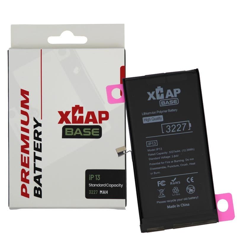 XCAP BASE - Standard Capacity Battery for iPhone 13 (3227 mAh)
